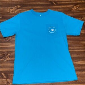 Southern Tide Vibrant Blue Short Sleeve Tee size small